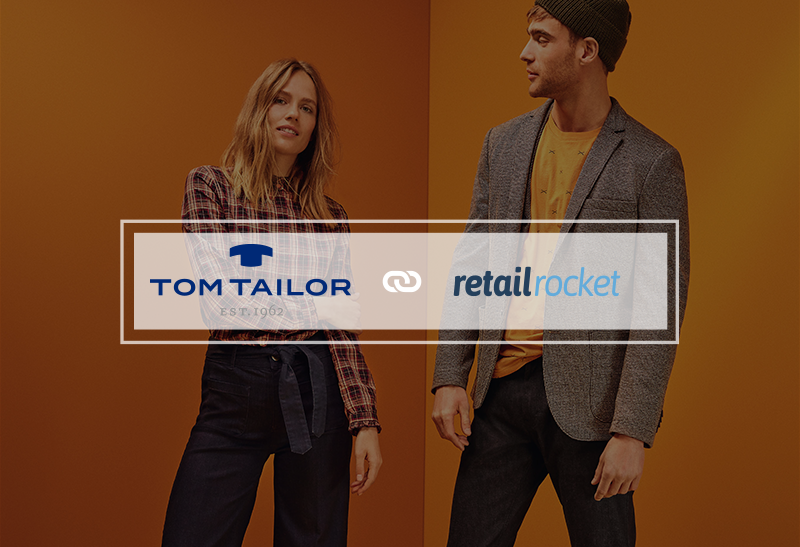TOM TAILOR verdubbeld conversie door Retail Rocket product recommendations